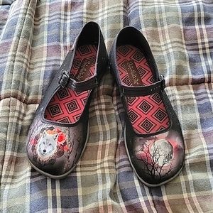 Chocolatics by Hot Chocolate Design, Full Moon Wolf Mary Janes
